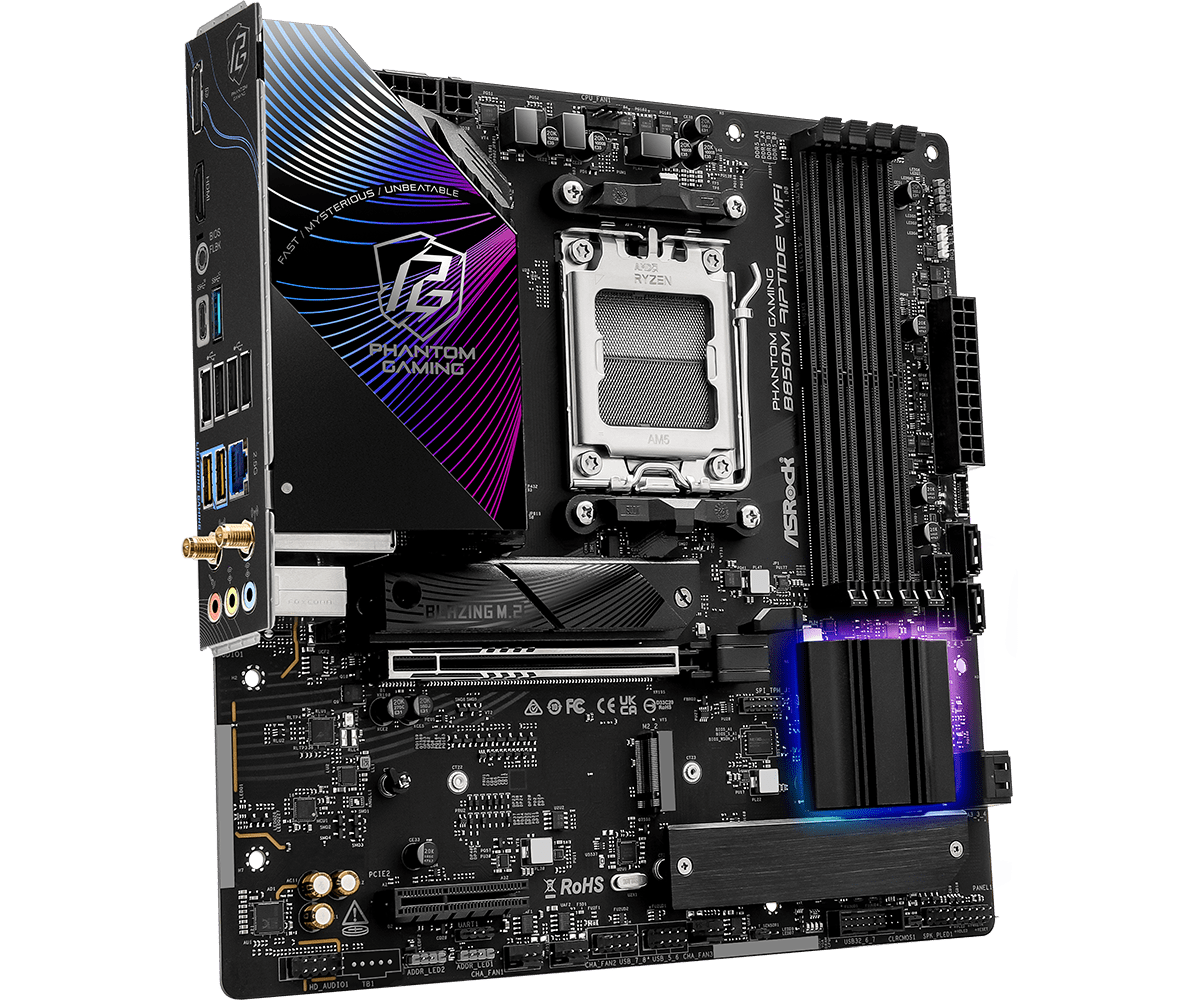 ASROCK B850M Riptide WiFi nouv - X870E Atx Motherboard avis et prix